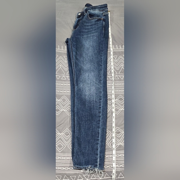 Judy Blue Midrise Skinny Raw Hem Jeans Size 7/28 - Picture 2 of 7